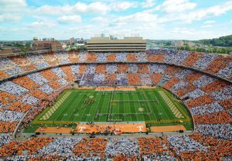 neyland stadium on game day